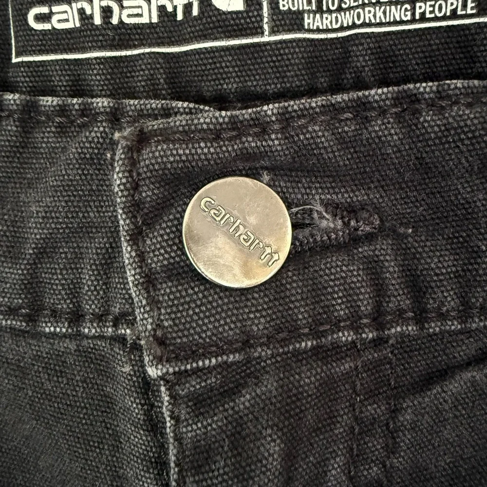 Carhartt Rugged Flex Relaxed Fit‎ Canvas Work Pants Men's 34 x 29 Black